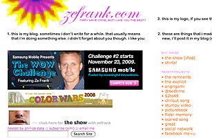 The WOW Challenge with Ze Frank on zefrank.com and the challenge website